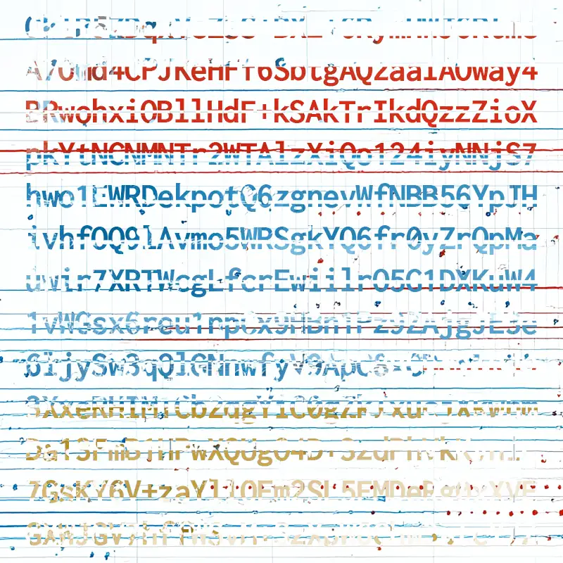Security and privacy illustration showing encrypted journal entries